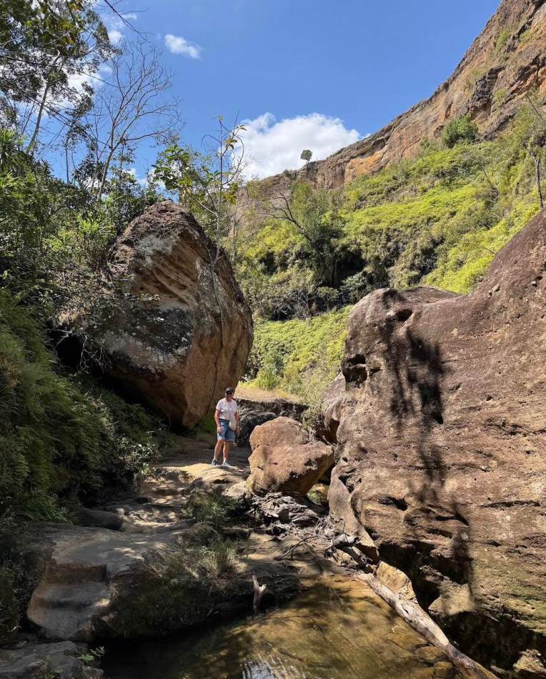 Randonnée dans un canyon du Sud malgache